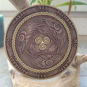 Planche de radiesthésie Triple Corbeau – 10 cm