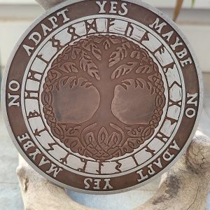 Planche de Radiesthésie Arbre de Vie Celtique 10 cm – Effet Bois