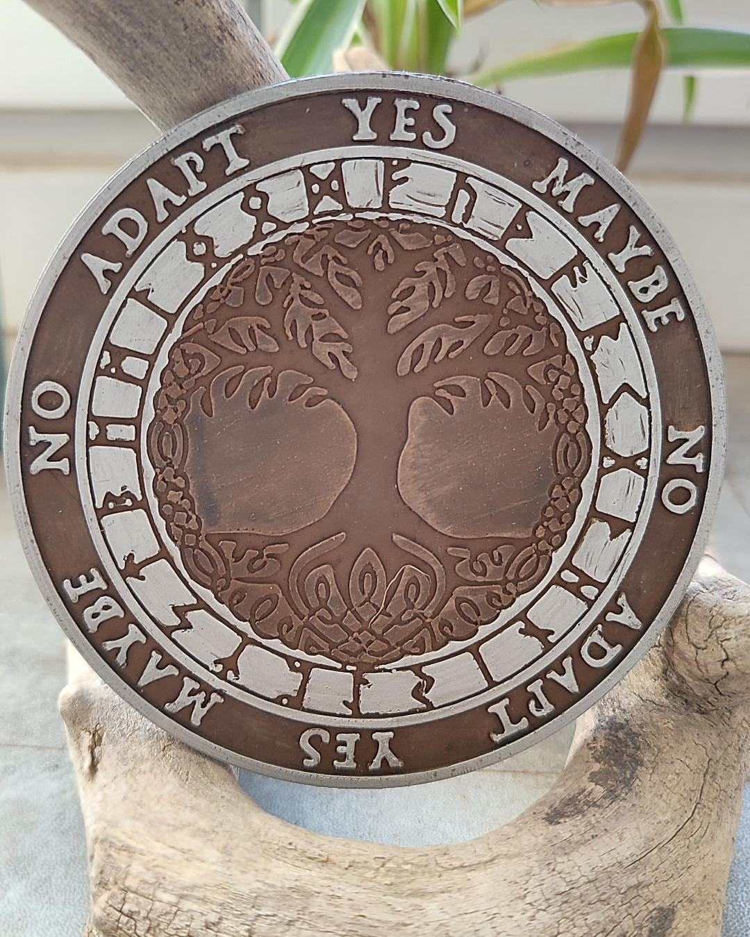 Planche de Radiesthésie Arbre de Vie Celtique 10 cm – Effet Bois