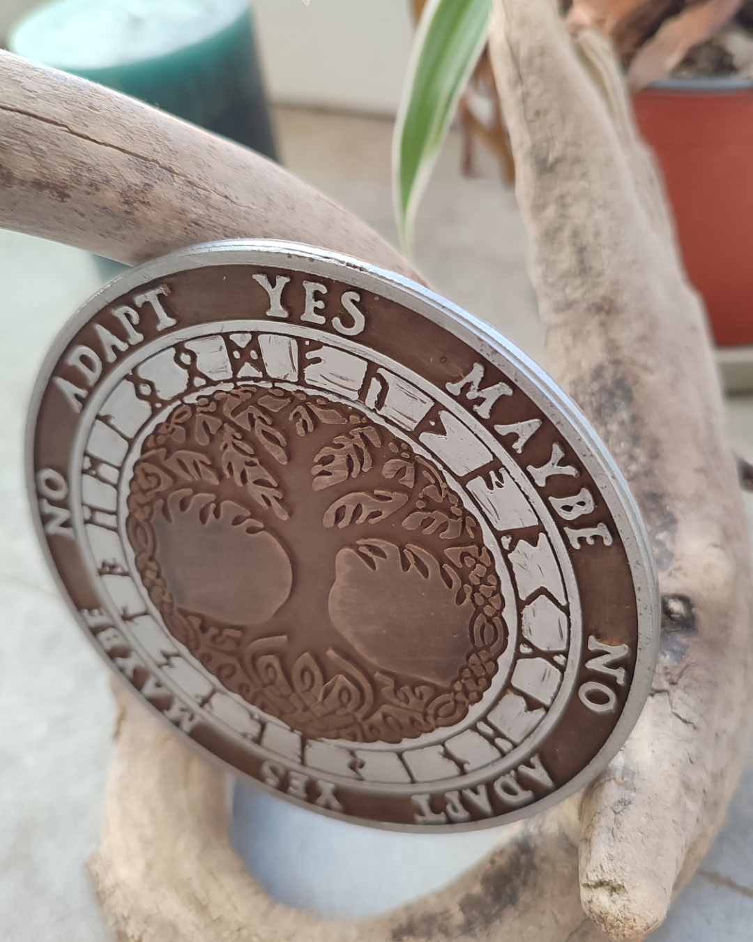 Planche de Radiesthésie Arbre de Vie Celtique 10 cm – Effet Bois – Image 2