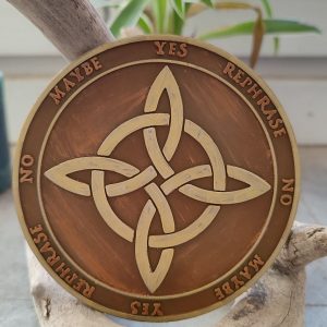 Planche de Radiesthésie Nœud de Sorcière 10 cm – Effet Bois